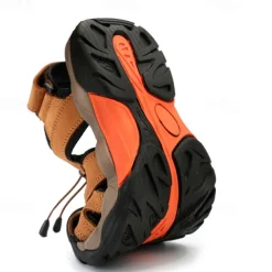 Men's Breathable Outdoor Hiking Sandals with Adjustable Straps and Non-Slip Sole – Durable and Comfortable for Adventures