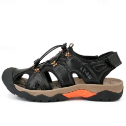 Men's Breathable Outdoor Hiking Sandals with Adjustable Straps and Non-Slip Sole – Durable and Comfortable for Adventures