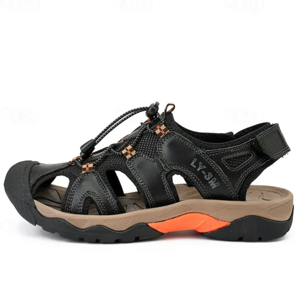 Men's Breathable Outdoor Hiking Sandals with Adjustable Straps and Non-Slip Sole – Durable and Comfortable for Adventures