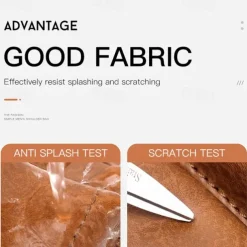 Men's Brown Faux Leather Messenger Bag with Multiple Pockets and Adjustable Strap - Stylish and Functional Crossbody Bag for Travel and Daily Use