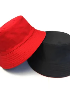 Men's Bucket Hat Sun Hat Fishing Hat Boonie hat Hiking Hat Orange / Blue Yellow / Blue Cotton Streetwear Stylish Casual Outdoor Daily Going out Plain UV Sun Protection Sunscreen Lightweight Quick Dry