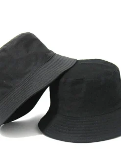 Men's Bucket Hat Sun Hat Fishing Hat Boonie hat Hiking Hat Orange / Blue Yellow / Blue Cotton Streetwear Stylish Casual Outdoor Daily Going out Plain UV Sun Protection Sunscreen Lightweight Quick Dry