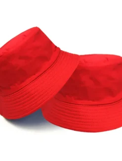 Men's Bucket Hat Sun Hat Fishing Hat Boonie hat Hiking Hat Orange / Blue Yellow / Blue Cotton Streetwear Stylish Casual Outdoor Daily Going out Plain UV Sun Protection Sunscreen Lightweight Quick Dry