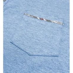 Men's Business Polo Golf Shirt Work Business Lapel Classic Short Sleeve Basic Modern Color Block Patchwork Button Spring & Summer Regular Fit Light Blue Black Light Grey Green Khaki Dark Blue