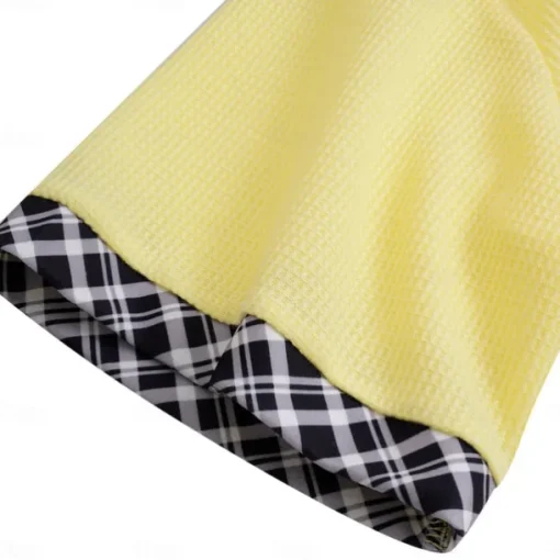 Men's Business Polo Golf Shirt Work Casual Lapel Classic Short Sleeve Basic Modern Color Block Patchwork Button Spring & Summer Regular Fit Light Yellow milk white khaki Gray Business Polo