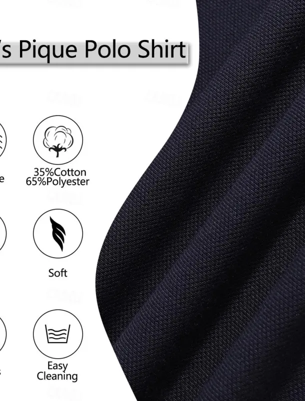 Men's Button Up Polos Cotton Polo Shirt Casual Holiday Lapel Short Sleeve Fashion Basic Color Block Patchwork Embroidered Summer Regular Fit Black Wine Navy Blue Green Grey Button Up Polos