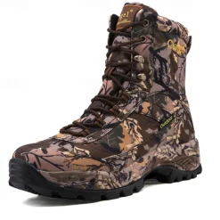 Men's Camouflage Outdoor Hiking Boots – Waterproof, Durable, and Lightweight with Non-Slip Sole for Hunting and Trekking