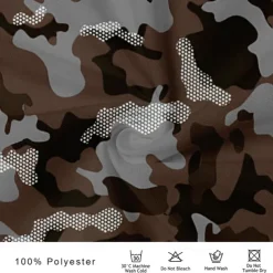 Men's Camouflage Shirt Western Shirt Cowboy Shirt Sleeveless Western Style Outdoor Work Causal Summer Spring Turndown Collared Shirts Army Green Blue Brown