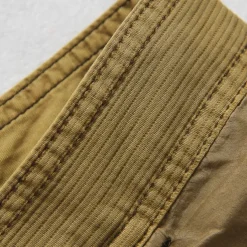 Men's Capri Cargo Shorts Cargo Shorts Capri Pants Shorts Summer Shorts Multi Pocket Flap Pocket Plain Comfort Wearable Knee Length Outdoor Sport Daily Fashion Casual Army Green Red