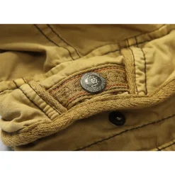 Men's Capri Cargo Shorts Cargo Shorts Shorts Capri Pants Hiking Shorts Leg Drawstring 6 Pocket Plain Comfort Outdoor Daily Going out Fashion Streetwear Black Army Green