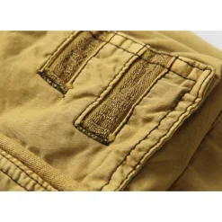 Men's Capri Cargo Shorts Cargo Shorts Shorts Capri Pants Hiking Shorts Leg Drawstring 6 Pocket Plain Comfort Outdoor Daily Going out Fashion Streetwear Black Army Green