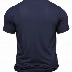 Men's Car Letter Classic Old Man T Shirt Tee Top 100% Cotton Short Sleeve Graphic Shirt Black Dark Grey Army Green Comfortable Tee Street Sports Outdoor Fashion Designer Clothing