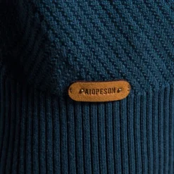 Men's Cardigan Sweater Ribbed Cable Knit Zipper Jacquard Solid Color Turndown Knitwear Neutral Outdoor Causal Clothing Apparel T-shirt Sleeve Winter Spring & Fall Black Navy Blue S M L