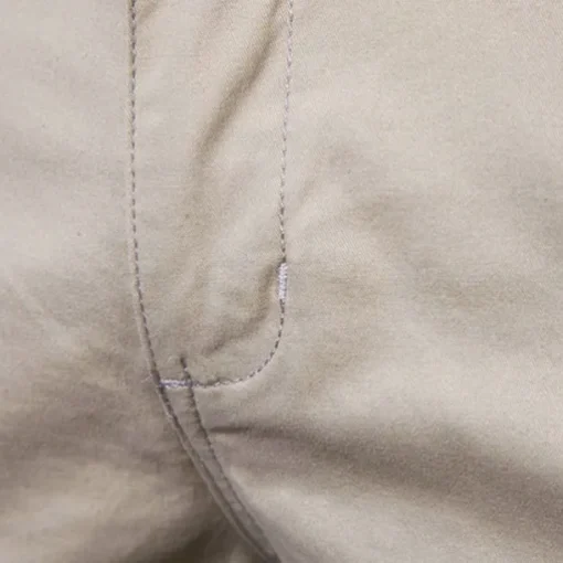 Men's Cargo Pants Buttons Pocket Solid Color Breathable Outdoor Short Outdoor Party Business Simple Classic Style Black White Micro-elastic