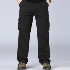 Men's Cargo Pants Cargo Trousers Trousers Work Pants Multi Pocket Plain Comfort Breathable Casual Daily Streetwear Sports Fashion ArmyGreen Grass Green Micro-elastic