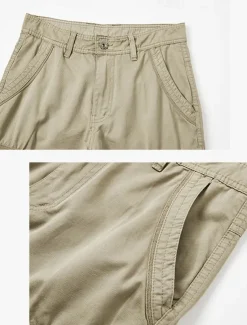 Men's Cargo Pants Cargo Trousers Work Pants Multi Pocket Graphic Animal Horse Outdoor Full Length Outdoor Sports Outdoor Casual Classic Western Style Yellow Army Green Micro-elastic