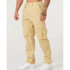 Men's Cargo Pants Cargo Trousers Pocket Plain Comfort Breathable Outdoor Daily Going out Fashion Casual Black Army Green