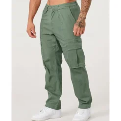 Men's Cargo Pants Cargo Trousers Pocket Plain Comfort Breathable Outdoor Daily Going out Fashion Casual Black Army Green