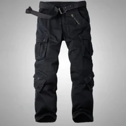 Men's Cargo Pants Cargo Trousers Pocket Plain Comfort Breathable Outdoor Daily Going out Fashion Casual Gray Green Yellow camouflage