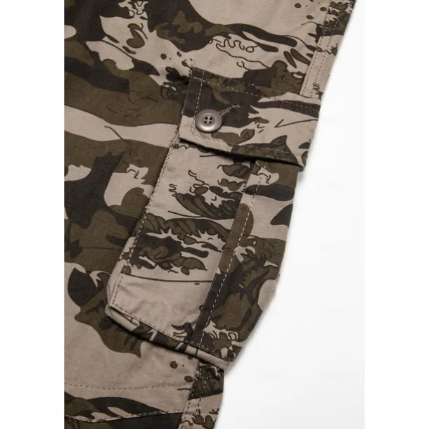 Men's Cargo Pants Cargo Trousers Pocket Plain Comfort Breathable Outdoor Daily Going out Fashion Casual Gray Green Yellow camouflage