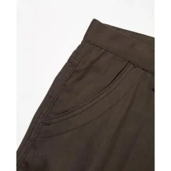 Men's Cargo Pants Cargo Trousers Hiking Pants 8 Pocket Plain Comfort Breathable Outdoor Daily Going out Fashion Casual Gray Green Camouflage Black