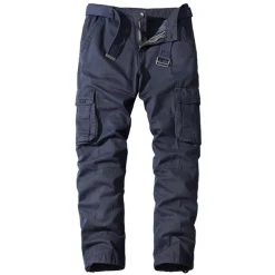 Men's Cargo Pants Cargo Trousers Work Pants 6 Pocket Solid Color Ripstop Breathable Weekend Streetwear Classic Casual Black Army Green