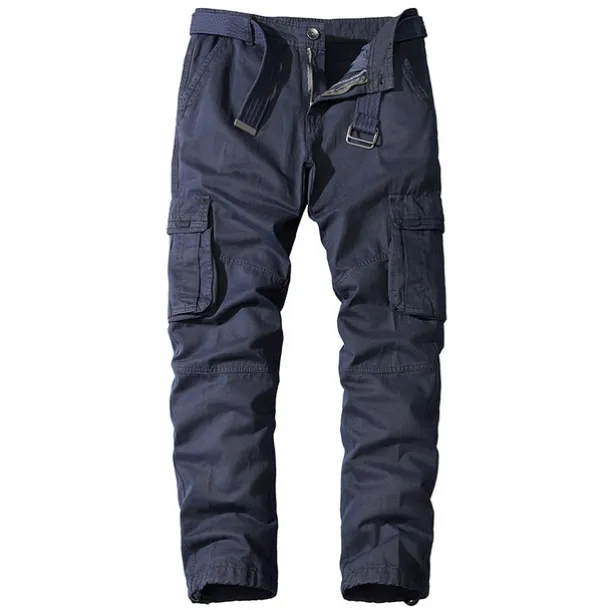 Men's Cargo Pants Cargo Trousers Work Pants 6 Pocket Solid Color Ripstop Breathable Weekend Streetwear Classic Casual Black Army Green