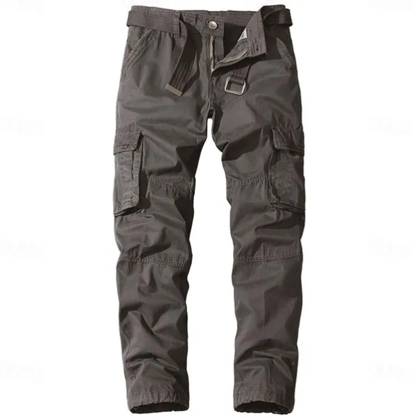Men's Cargo Pants Cargo Trousers Work Pants 6 Pocket Solid Color Ripstop Breathable Weekend Streetwear Classic Casual Black Army Green