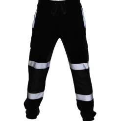 Men's Cargo Pants Cargo Trousers Tactical Pants Trousers Work Pants Elastic Waist Reflective Waterproof Casual fluorescent green Black