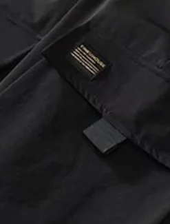 Men's Cargo Pants Cargo Trousers Joggers Trousers Cropped Pants Drawstring Elastic Waist Multi Pocket Letter Comfort Wearable Casual Daily Holiday Sports Fashion Black Green