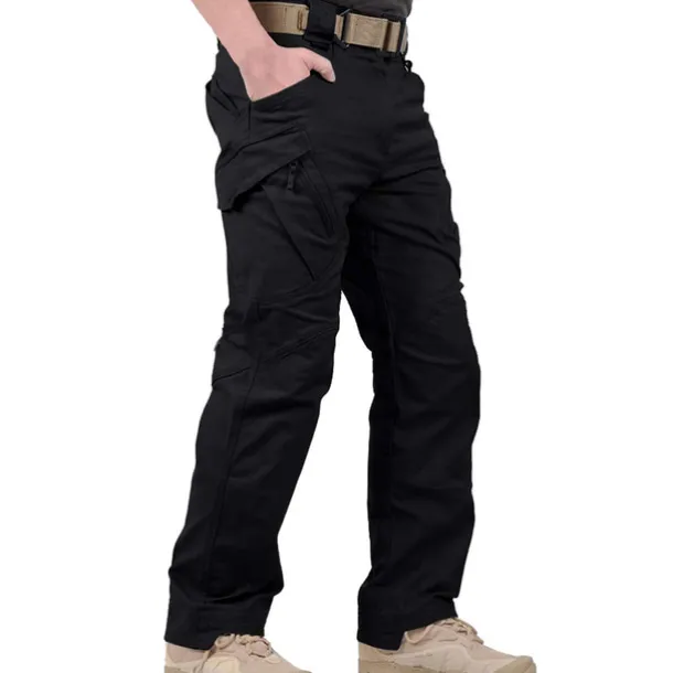 Men's Cargo Pants Cargo Trousers Combat Trousers Tactical Pants Solid Color Ripstop Breathable Going out Streetwear Designer Casual Black Green