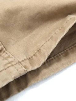 Men's Cargo Pants Cargo Trousers Trousers Multi Pocket Straight Leg Solid Colored Comfort Wearable Outdoor Daily 100% Cotton Sports Stylish ArmyGreen Black