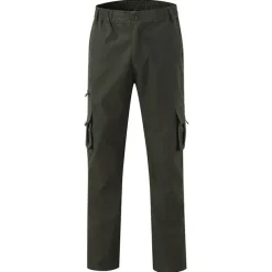 Men's Cargo Pants Cargo Trousers Work Pants Elastic Waist Multi Pocket Straight Leg Plain Work Simple Casual Navy ArmyGreen