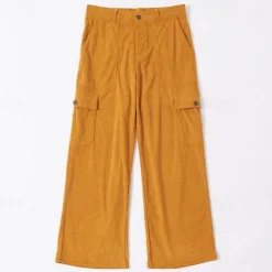 Men's Cargo Pants Corduroy Pants Trousers Casual Pants Pocket Elastic Waist Multi Pocket Plain Comfort Soft Full Length Outdoor Daily Going out Fashion Streetwear Black Brown Micro-elastic