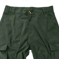 Men's Cargo Pants Corduroy Pants Trousers Baggy Pants Casual Pants Elastic Waist Multi Pocket Straight Leg Plain Comfort Soft Full Length Outdoor Casual Daily Fashion Streetwear Black Blue