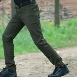 Men's Cargo Pants Hiking Pants Trousers Tactical Pants Military Outdoor Regular Fit Quick Dry Pants / Trousers Detachable Design Black Green Hunting Climbing Camping / Hiking / Caving S M L XL XXL