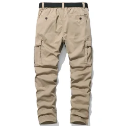 Men's Cargo Pants Hiking Pants Trousers Military Summer Outdoor Regular Fit Ripstop Multi Pockets Wear Resistance Scratch Resistant Pants / Trousers Bottoms Black Army Green Cotton Camping / Hiking