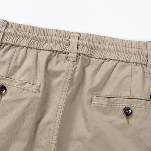 Men's Cargo Pants Hiking Pants Trousers Military Summer Outdoor Regular Fit Ripstop Multi Pockets Wear Resistance Scratch Resistant Pants / Trousers Bottoms Black Army Green Cotton Camping / Hiking