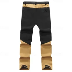 Men's Cargo Pants Hiking Pants Trousers Tactical Pants Military Patchwork Winter Outdoor Regular Fit Thermal Warm Fleece Lining Waterproof Pants / Trousers Army Green Khaki Hunting Climbing Camping