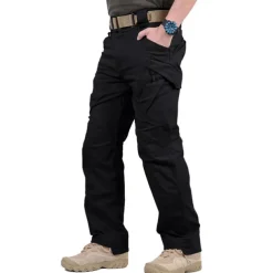 Men's Cargo Pants Tactical Pants Pocket Plain Waterproof Comfort Outdoor Daily Going out Fashion Casual Black Army Green