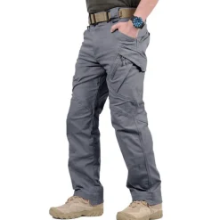 Men's Cargo Pants Tactical Pants Pocket Plain Waterproof Comfort Outdoor Daily Going out Fashion Casual Black Army Green