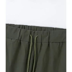 Men's Cargo Pants Tapered pants Trousers Drawstring Elastic Waist Multi Pocket Plain Wearable Outdoor Daily Camping & Hiking Fashion Classic Black Army Green