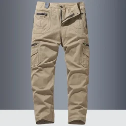 Men's Cargo Pants Trousers Buttons Multi Pocket Plain Wearable Outdoor Daily Camping & Hiking Fashion Classic Black Yellow