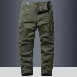 Men's Cargo Pants Trousers Buttons Multi Pocket Plain Wearable Outdoor Daily Camping & Hiking Fashion Classic Black Yellow