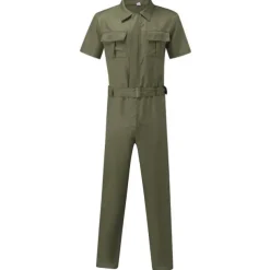 Men's Cargo Pants Work Pants Jumpsuit Rompers Solid Color Nightclub Streetwear Stylish Casual / Sporty Slim Black Wine