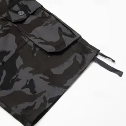 Men's Cargo Shorts Baggy Shorts Multi Pocket 6 Pocket Camouflage Breathable Knee Length Sports Outdoor Streetwear Casual Black Blue