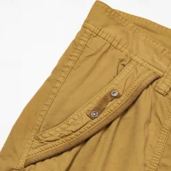 Men's Cargo Shorts Below Knee Length Shorts Capri Pants Hiking Shorts Multi Pocket Plain Calf-Length Daily Basic Big and Tall Wine Army Green