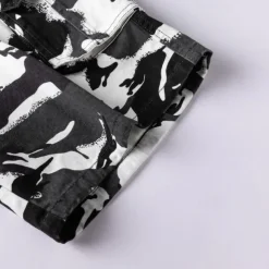 Men's Cargo Shorts Camo Shorts Shorts Summer Shorts Zipper Multiple Pockets Flap Pocket Camouflage Camo / Camouflage Comfort Wearable Short Outdoor Vacation Sport Casual Black Army Green