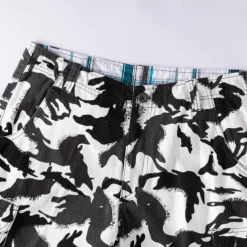 Men's Cargo Shorts Camo Shorts Shorts Summer Shorts Zipper Multiple Pockets Flap Pocket Camouflage Camo / Camouflage Comfort Wearable Short Outdoor Vacation Sport Casual Black Army Green