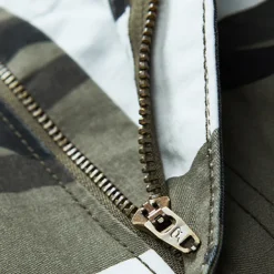 Men's Cargo Shorts Camo Shorts Shorts Zipper Multi Pocket Camouflage Comfort Wearable Knee Length Casual Daily Holiday Sports Fashion White Army Green